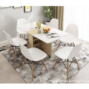 Bàn ăn xếp gọn cho 4 đến 6 người ngồi 012BA552-17502