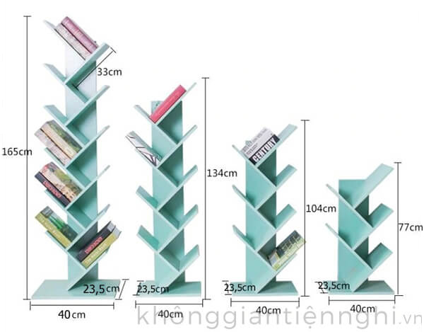Kệ để sách bằng gỗ giá rẻ 012KSG112-04