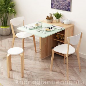 Bàn ăn thông minh xếp gọn 2 đến 4 người ăn 012BA552-15001