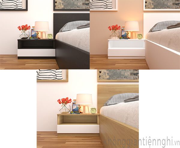 Tủ đầu giường nhỏ gọn 012TDG368-010
