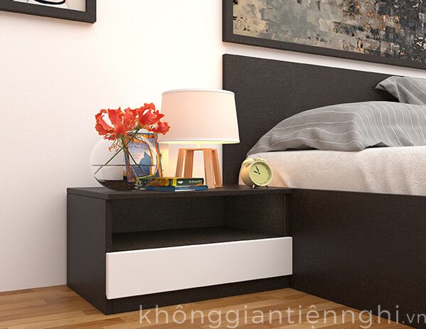 Tủ đầu giường nhỏ gọn đẹp Vifuta 012TDG368-010
