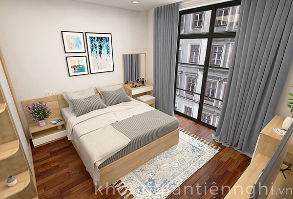 Trọn bộ phòng ngủ gỗ 012BPN01