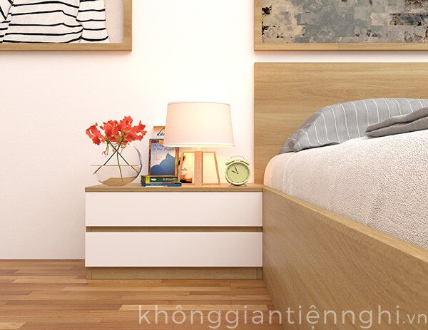 Tủ đầu giường đơn giản vifuta-012TDG368-020