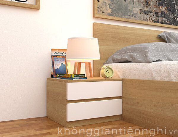 Tủ đầu giường gỗ đơn giản hiện đại Vifuta 012TDG368-020