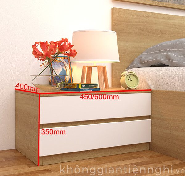 Tủ đầu giường gỗ MDF vifuta-012TDG368-020
