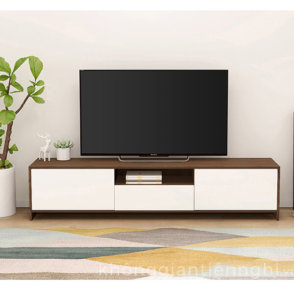 Kệ tivi 1m8 bằng gỗ kiểu dáng đơn giản đẹp-hiện đại | KGTN