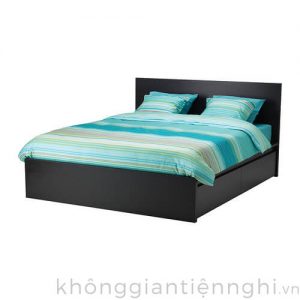 Giường ngủ gỗ có ngăn kéo đẹp 012GN168-130