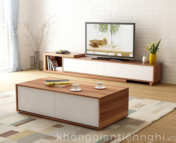 Kệ tivi gỗ đơn giản đẹp Vifuta 012KTV-PK003