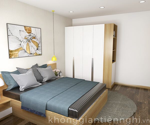 Giường ngủ gỗ công nghiệp đẹp 012GN168-100