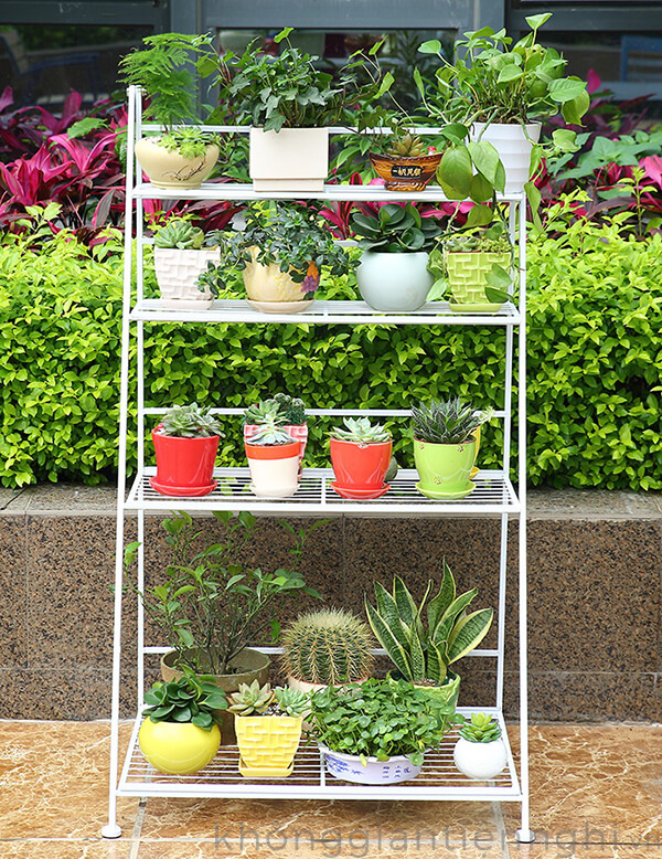 Kệ để cây cảnh bằng sắt KGTN 011KTT005 Kệ để cây cảnh bằng sắt KGTN 011KTT005