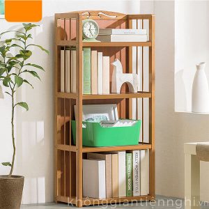 Giá kệ để sách bằng gỗ đặt sàn KGTN 011KSG112-500