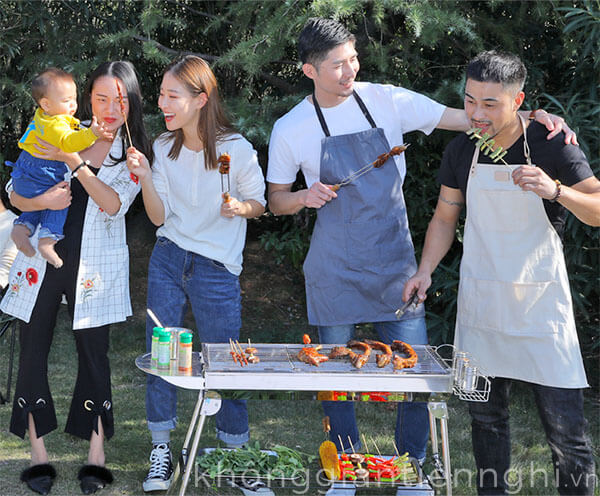 Bếp nướng than hoa ngoài trời KGTN 011BN001 Bếp nướng than hoa ngoài trời KGTN 011BN001