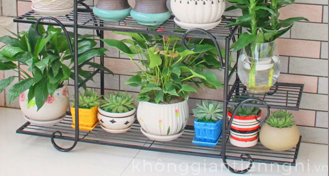 Kệ để cây cảnh ngoài trời KGTN 011KTT001 Kệ để cây cảnh ngoài trời KGTN 011KTT001