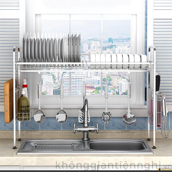 Kệ nhà bếp đa năng để trên bồn rửa KGTN 011KNB011