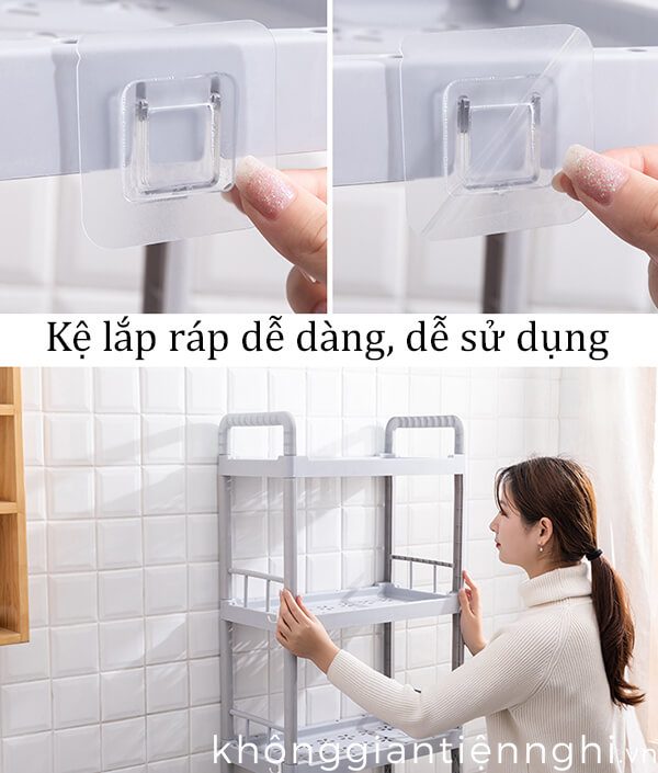 Kệ phòng tắm bằng nhựa KGTN 011KNT008