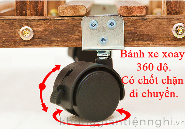 kệ cây cảnh có bánh xe 